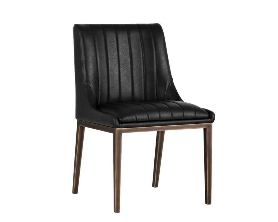 Sunpan Halden Dining Chair - Vintage Black (2pcs)