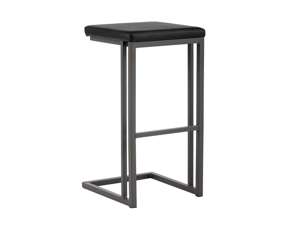 Sunpan Boone Barstool Grey - Onyx | 102497