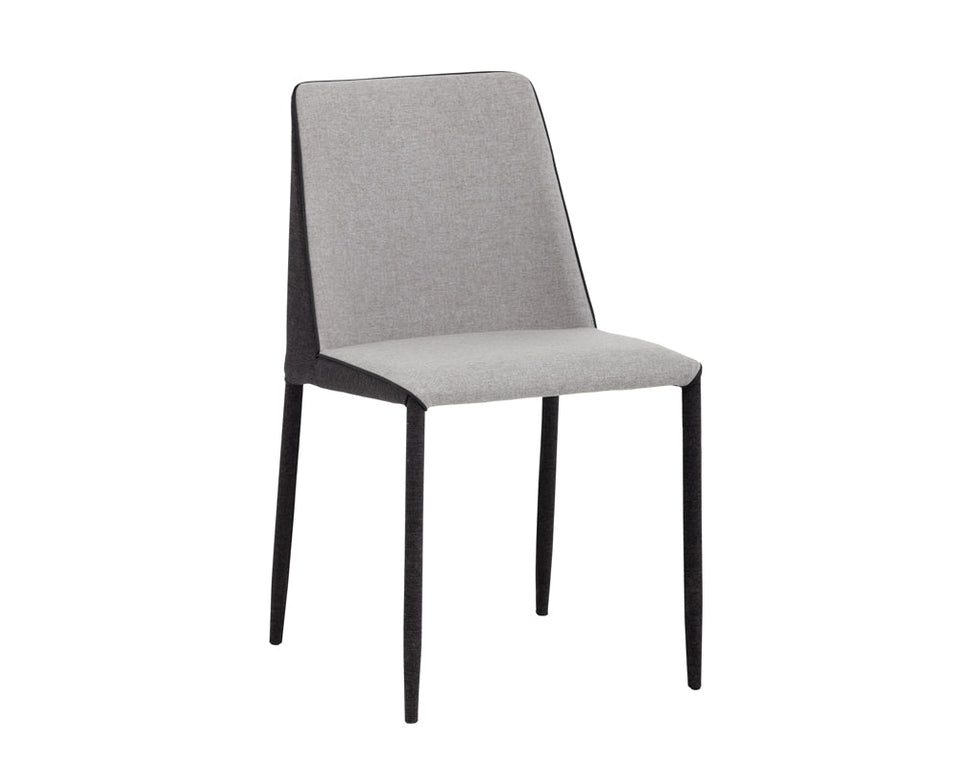 Sunpan Renee Dining Chair - Armour Grey / Dark Slate (2pcs)
