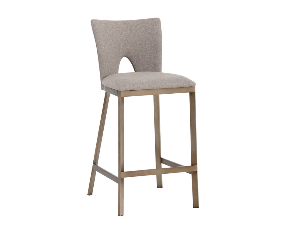 Sunpan Reid Counter Stool - Biscotti Brown