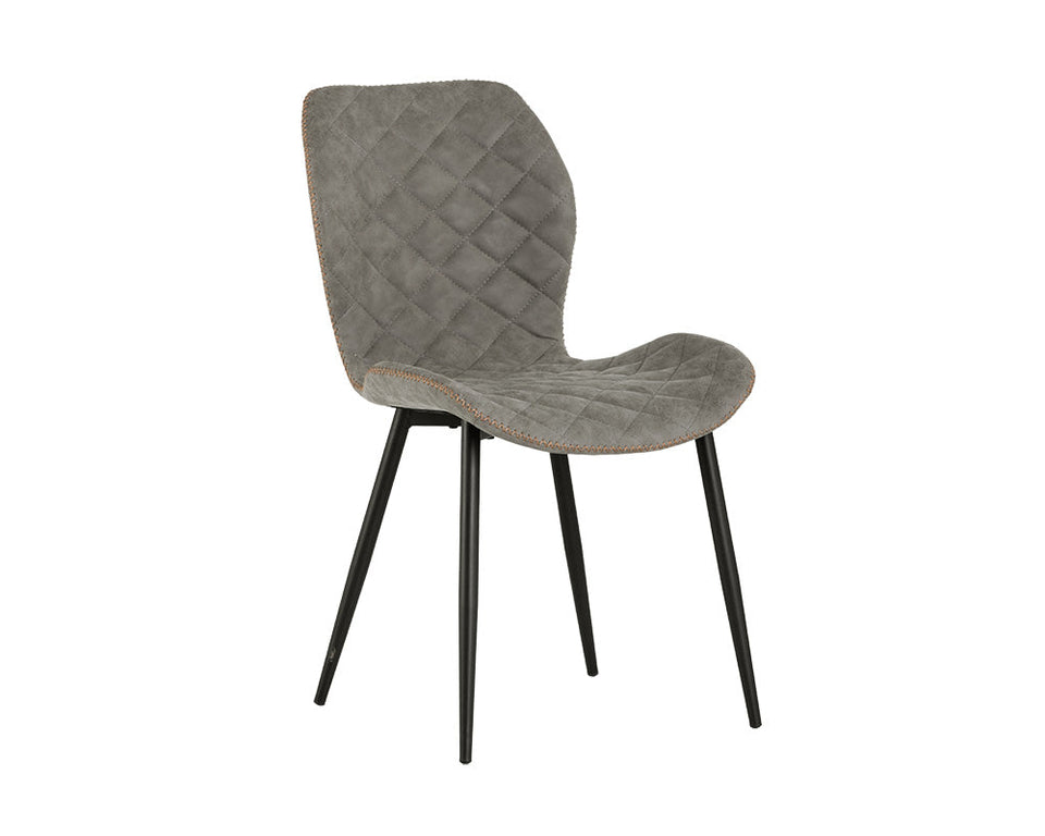 Sunpan Lyla Dining Chair Black - Antique Grey  (2pcs) | 104029