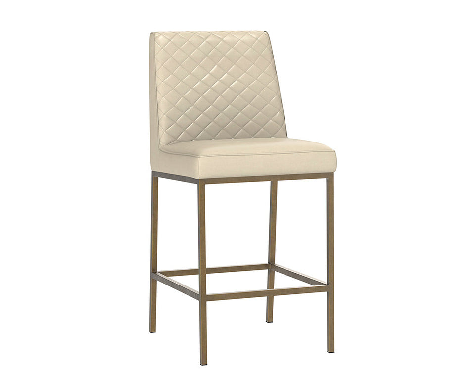 Sunpan Leighland Counter Stool - Castillo Cream