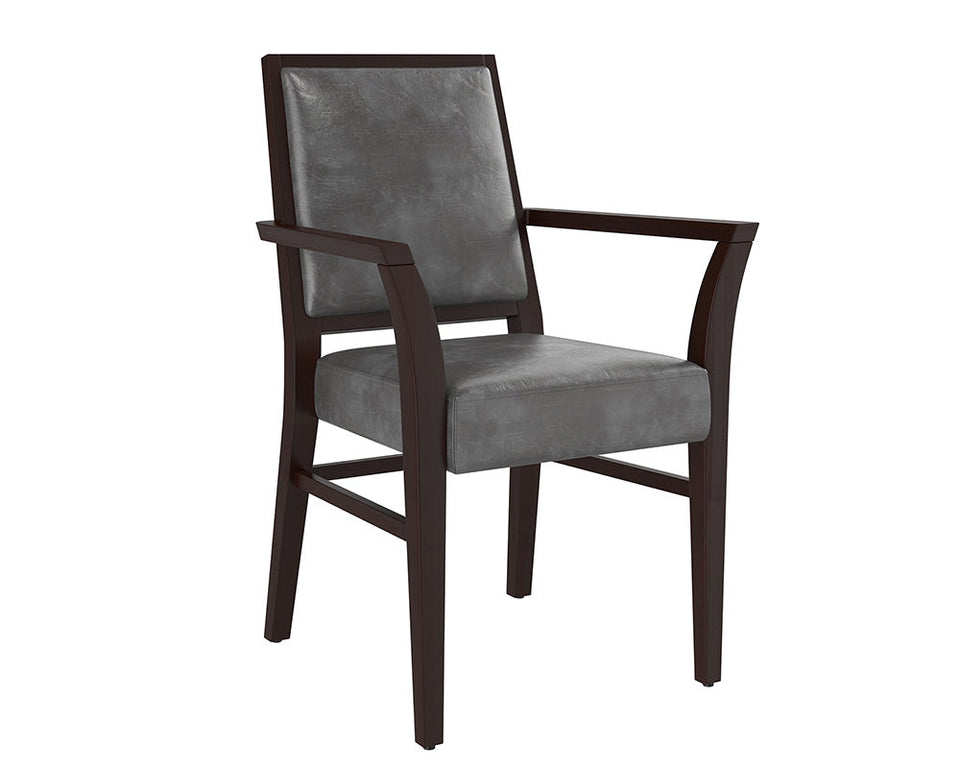 Sunpan Citizen Dining Armchair - Overcast Grey