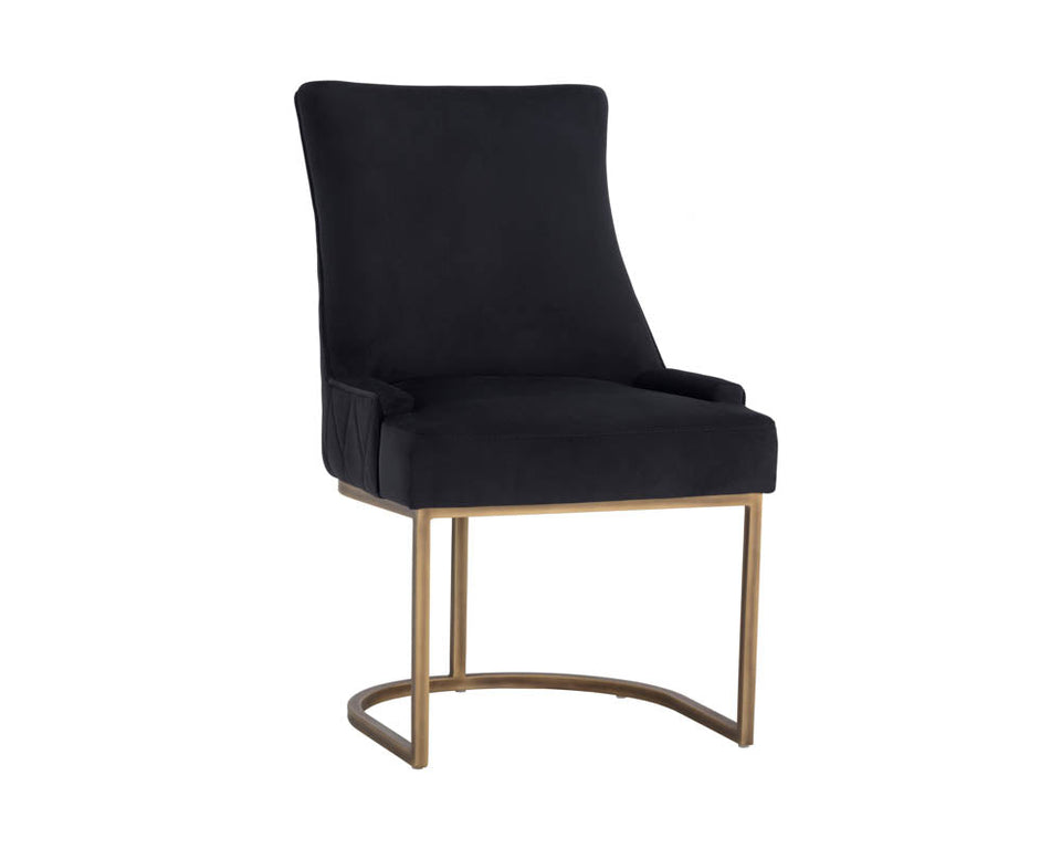 Sunpan Florence Dining Chair - Abbington Black  (2pcs) | 104979