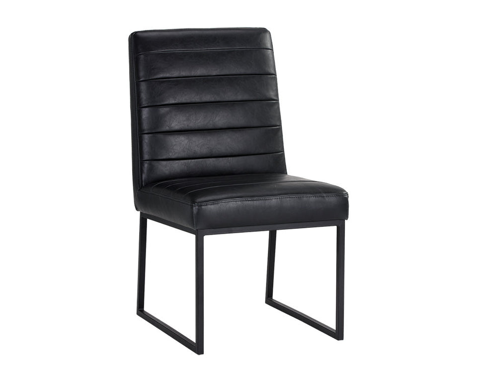 Sunpan Spyros Dining Chair - Coal Black (2pcs)