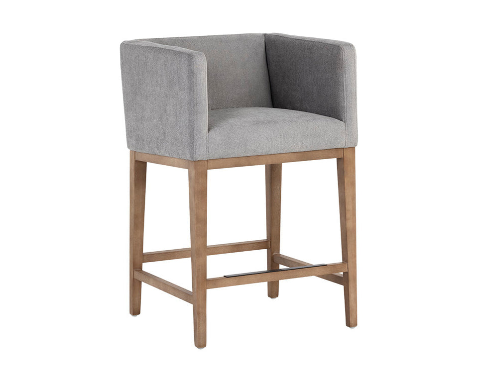 Sunpan Maxine Counter Stool - Polo Club Stone