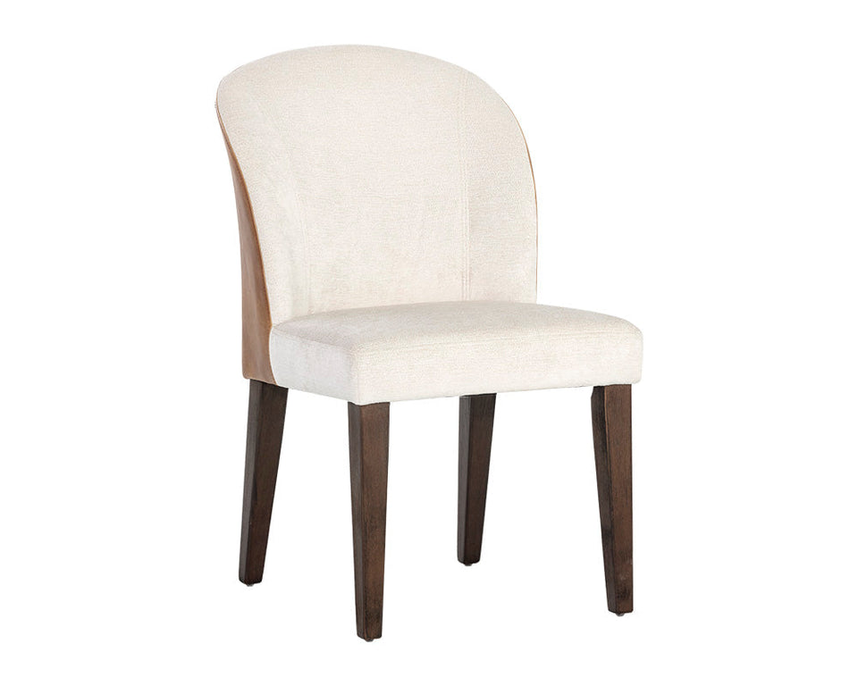 Sunpan Gisele Dining Chair - Polo Club Muslin / Tobacco Tan | 106569