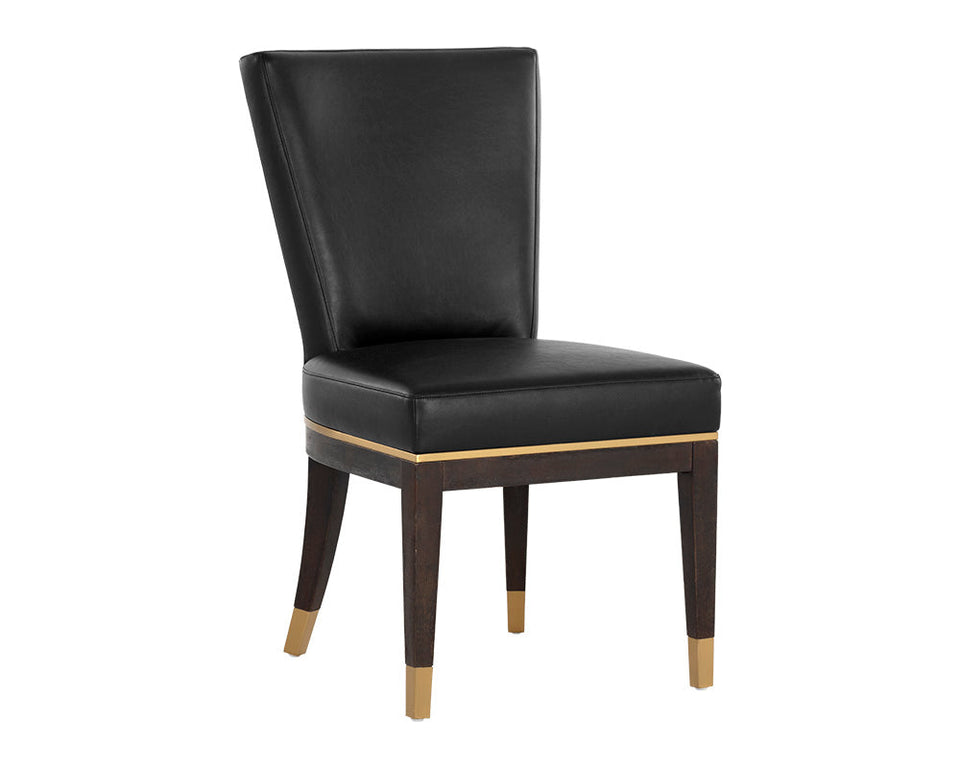 Sunpan Alister Dining Chair - Bravo Black / Abbington Black  | 107018