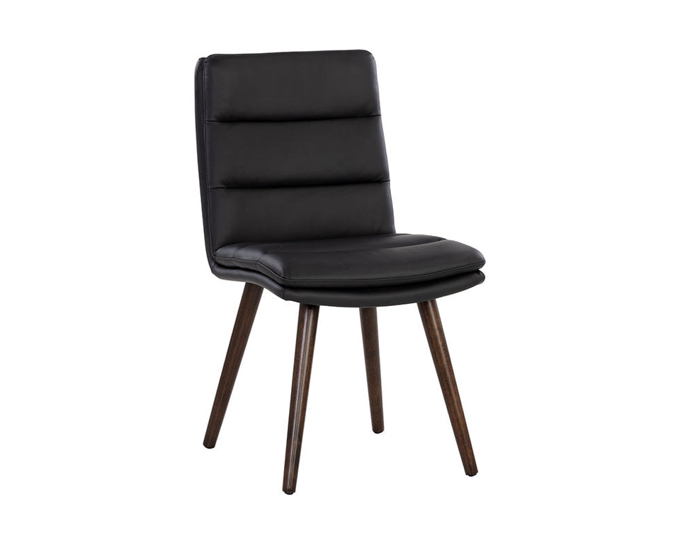 Sunpan Zelia Dining Chair - Linea Black Leather (2pcs)