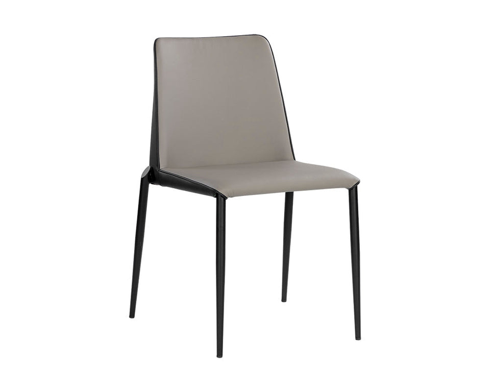 Sunpan Renee Stackable Dining Chair - Dillon Stratus / Dillon Black | 107879