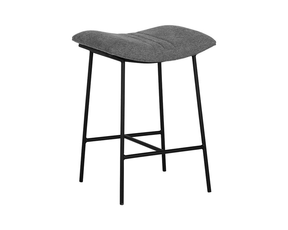 Sunpan Buca Backless Counter Stool - Belfast Koala Grey