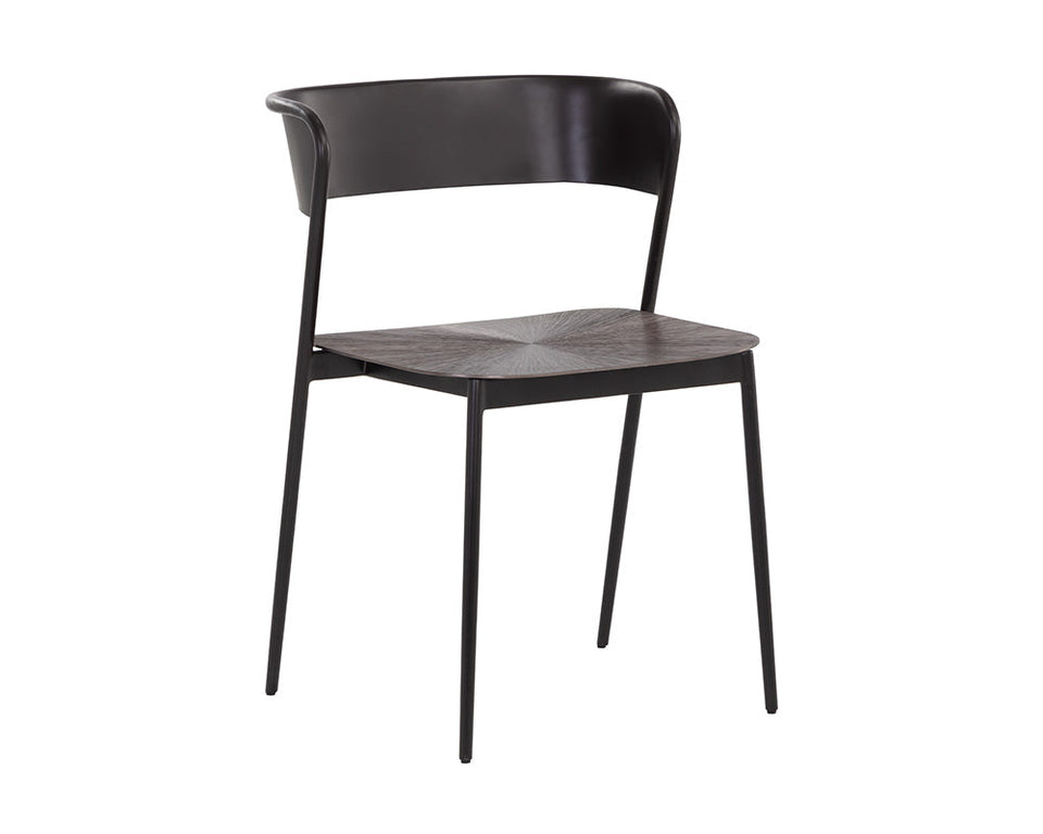 Sunpan Keanu Dining Chair - Gunmetal | 108771