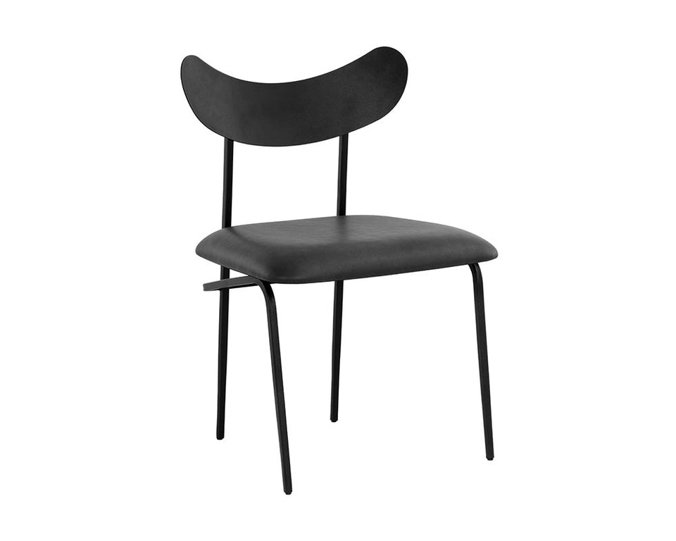 Sunpan Gibbons Dining Chair Black - Bravo Portabella  | 108773