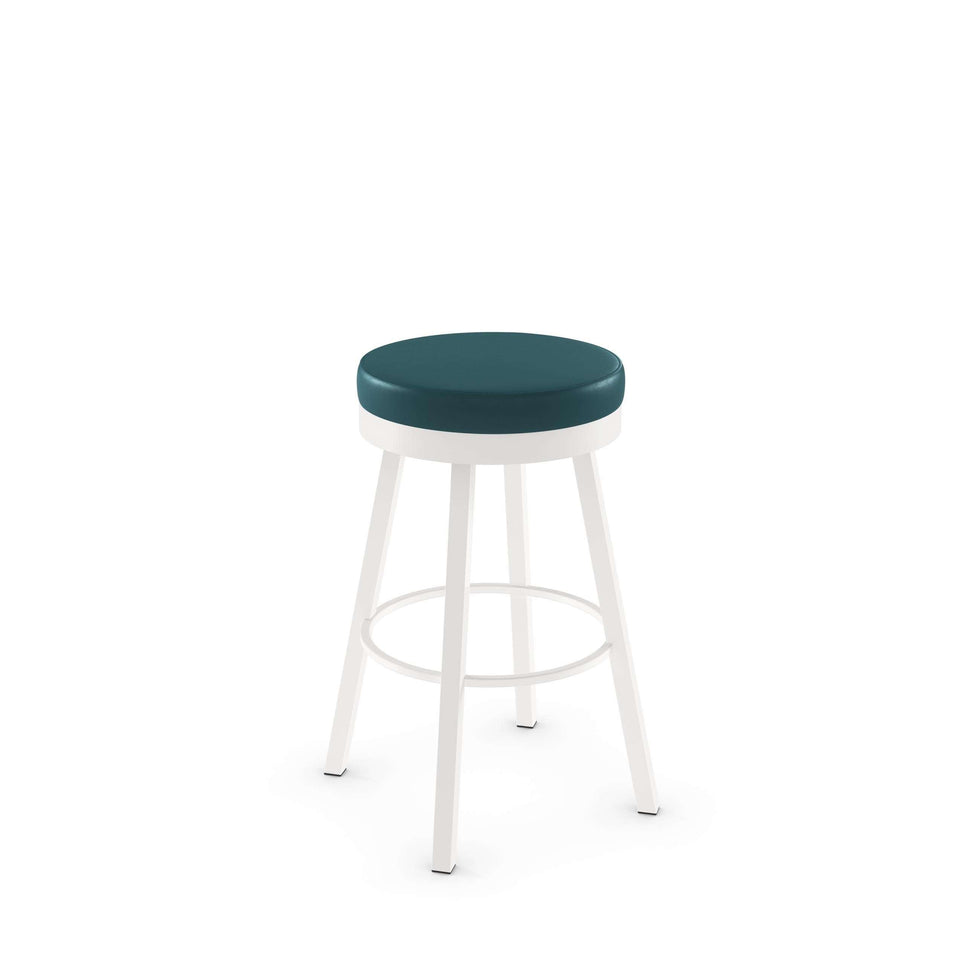 Rudy Swivel Spectator Stool with Upholstered Seat