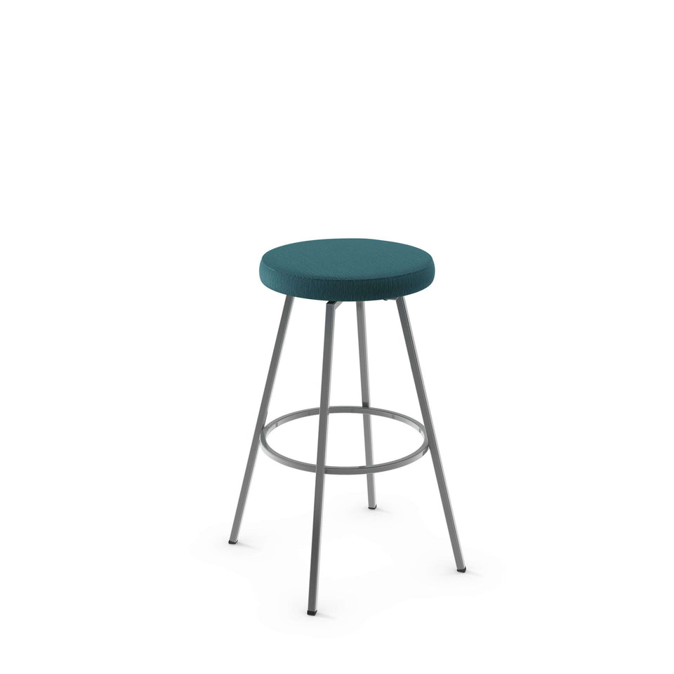 Hans Swivel Counter Stool with Upholstered Seat