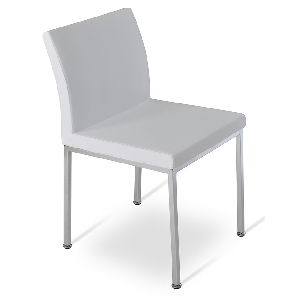 Aria Metal Dining Chair White